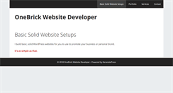 Desktop Screenshot of onebrick.com