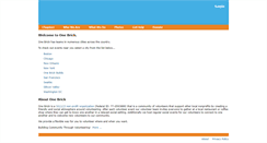 Desktop Screenshot of onebrick.org